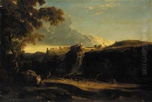 Horace's Villa At Tivoli by William James Mueller