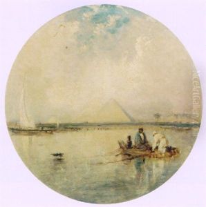 The Pyramids, Egypt by William James Mueller