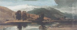 Landscape Sketch At Roewen, North Wales Landscape Sketch At Roewen, North Wales