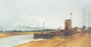 A View On The River Medway by William James Mueller