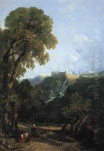 The Falls Of Tivoli by William James Mueller