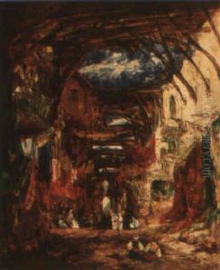 An Eastern Street Market by William James Mueller