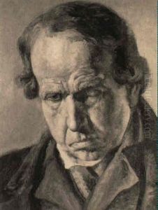 Portrait Of A Man (david Cox?) by William James Mueller