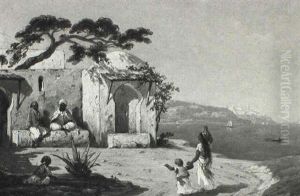 Figures On The North African Coast by William James Mueller