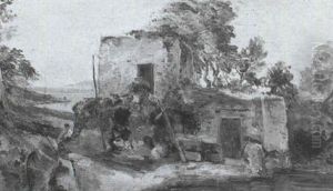 A Fisherman's Cottage by William James Mueller