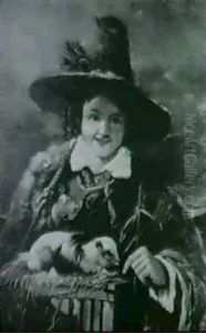 An Italian Boy With Guinea-pigs