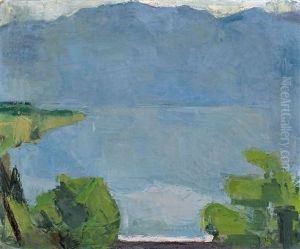 Landschaft by Albert Mueller