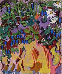 Blumen Im Garten by Albert Mueller