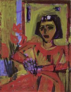 Madchen Am Tisch by Albert Mueller