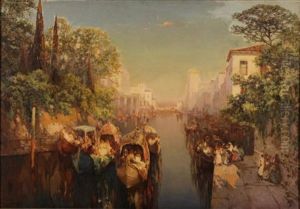 Venetian Canal by Carl Mueller