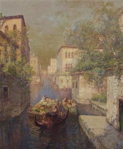 Vendors On The Canal