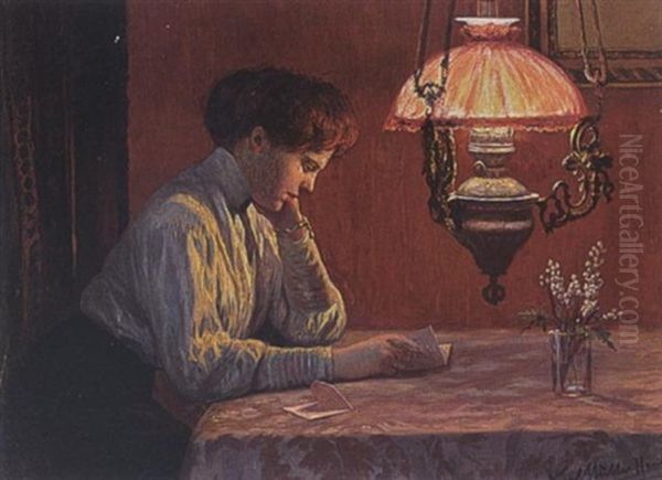 A Woman In An Interior - view 1