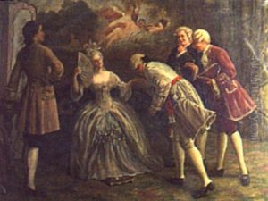 The Receiving Line by Karl Mueller