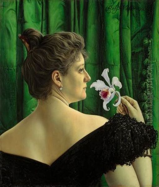Dame Mit Orchidee (lillian Sanderson) - view 1