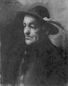 Portrat Eines Bayerischen Jagers by Carl Mueller-Baumgarten