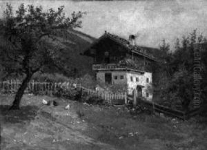 Sommertag In Den Voralpen by Carl Mueller-Baumgarten
