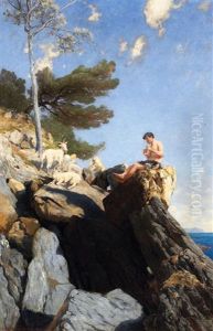 Hirtenidyll by Georg Mueller-Breslau