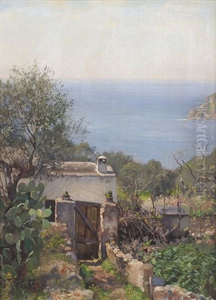 Mediterrane Kustenlandschaft - view 1