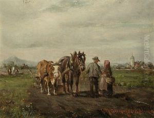 Unterhaltung Auf Der Landstrase by Ludwig Mueller-Cornelius