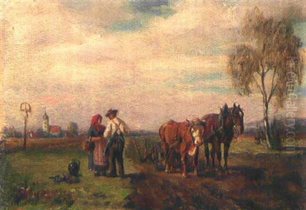 Bauern Bei Der Feldarbeit - view 1