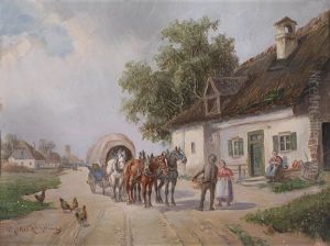 Rast Vor Dem Gasthaus