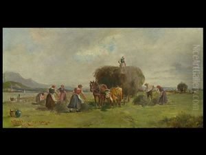 Heuernte by Ludwig Mueller-Cornelius