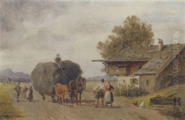 Heuwagen Am Bauernhof - view 1