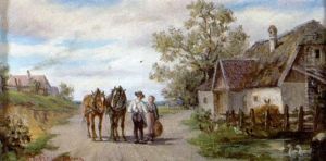 Begegnung Auf Der Landstrasse