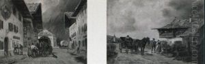 Strasenszene In Mittenwald