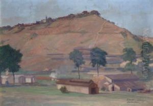 Blick Auf Hattonchatel In Lothringen