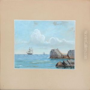 Coastal Scene by Carl Ludwig Bille