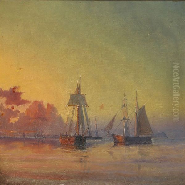 Seascape With Ships - view 1