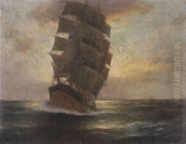 Windjammer Unter Vollen Segeln - view 1
