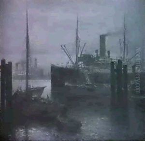 Schiffe Im Hamburger Hafen