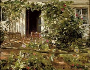 Sommerlicher Garten by Elsa Mueller-Kaempf