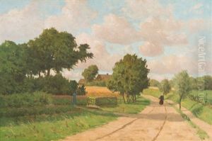 Weg Nach Althagen by Paul Mueller-Kaempff