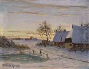 Winter Evening by Paul Mueller-Kaempff