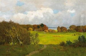 Sommertag An Der Ostsee Bei Arenshoop by Paul Mueller-Kaempff