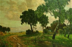Sommermorgen In Mecklenburg by Paul Mueller-Kaempff