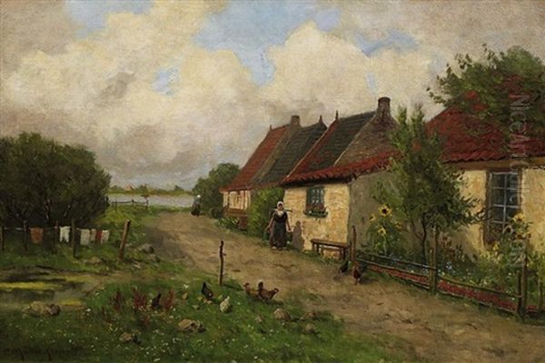 Dorflandschaft Auf Fischland. Sommer - view 1
