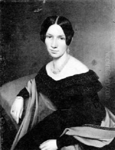 Bildnis Einer Jungen Dame by Gustav Adolf Mueller-Koburg