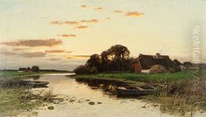 Flusslandschaft by Konrad Alexander Mueller-Kurzwelly