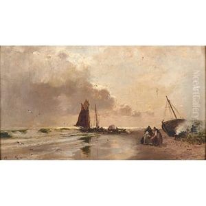 Untitled (seascape) by Konrad Alexander Mueller-Kurzwelly