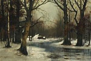 Winterscape by Konrad Alexander Mueller-Kurzwelly