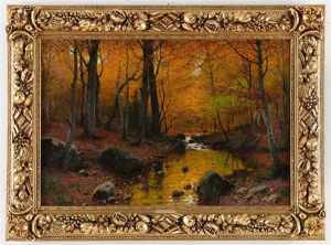 Waldinneres Mit Reh Am Bach Waldinneres Mit Reh Am Bach