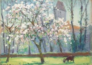 L'eglise Au Printemps, Saint-jean De Cole, Dordogne