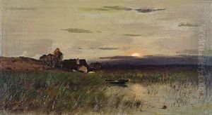 Abendstimmung Am Bodden