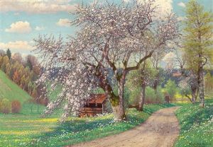Maimorgen Im Chiemgau by Fritz Mueller-Landeck