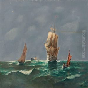 Seascape With Ships, High Sea