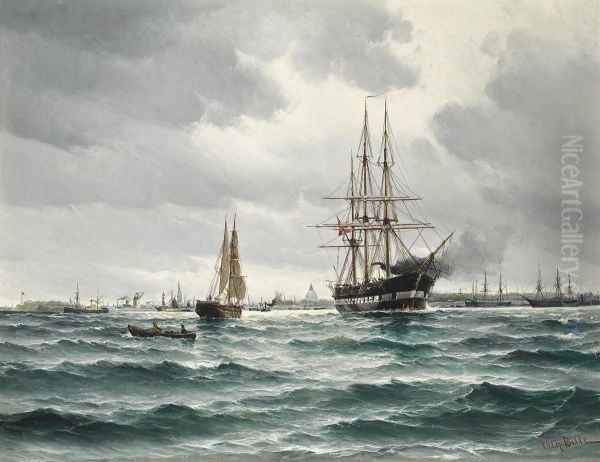 The Danish Steam Frigate - view 1
